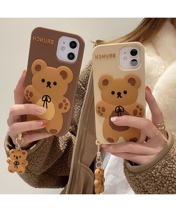 Brunch Bear Silicone iPhone Case - 19 - Kawaii Mix