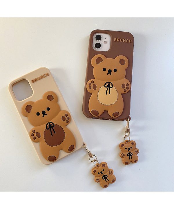 Brunch Bear Silicone iPhone Case - 10 - Kawaii Mix