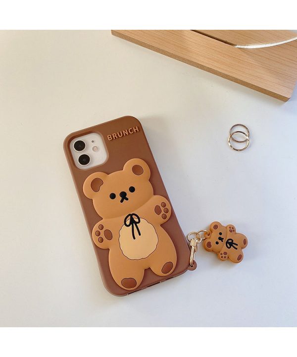 Brunch Bear Silicone iPhone Case - 11 - Kawaii Mix