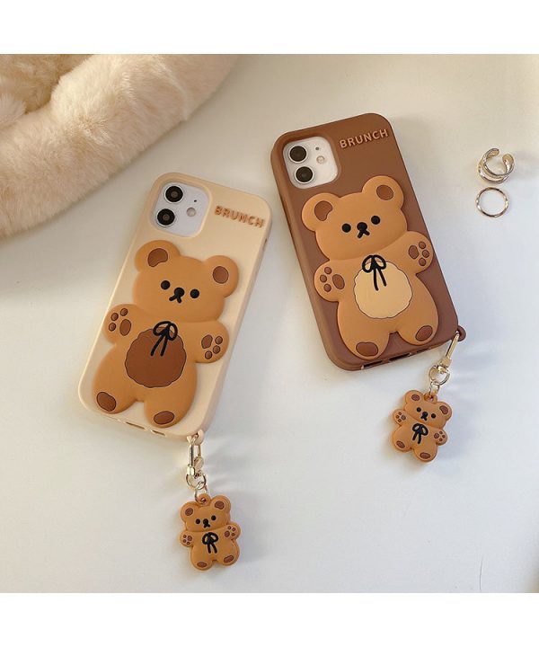 Brunch Bear Silicone iPhone Case - 6 - Kawaii Mix