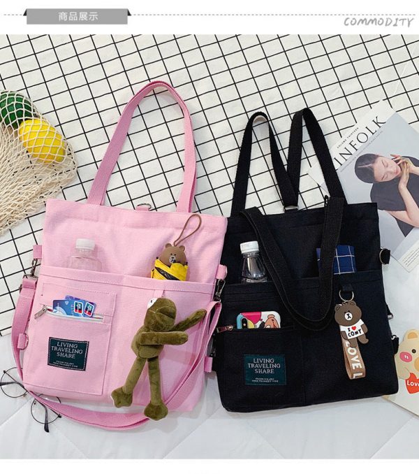 Kawaii Travel Tote Shopping Bag - 7 - Kawaii Mix