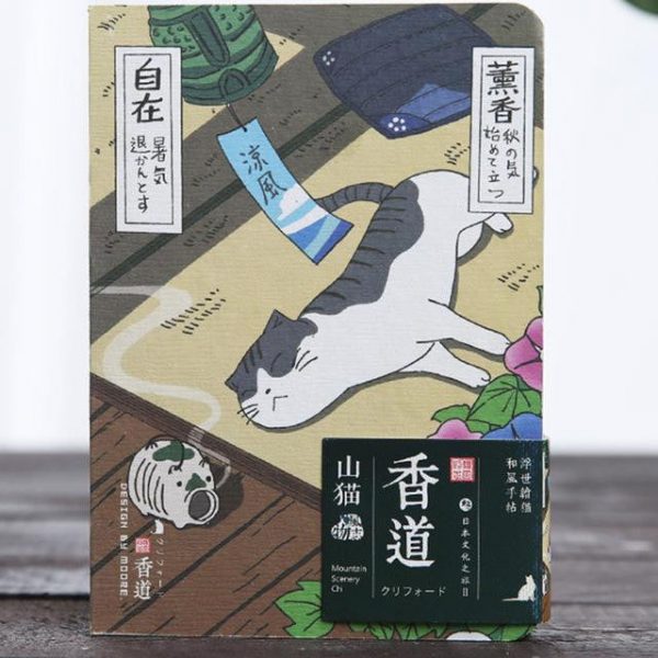 Creative Japanese Cat Diary Habit Tracker A6 - 5 - Kawaii Mix