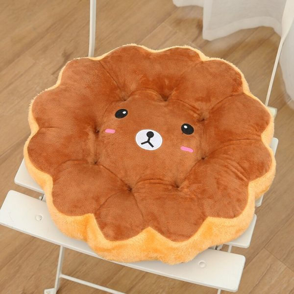 Kawaii Bear Biscuit Cushion - 1 - Kawaii Mix