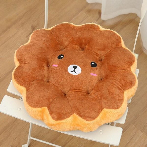 Kawaii Bear Biscuit Cushion - 2 - Kawaii Mix