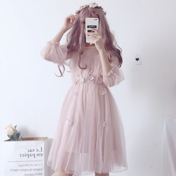 Phillipa Fairy Dreams Lace Dress One Size - 1 - Kawaii Mix