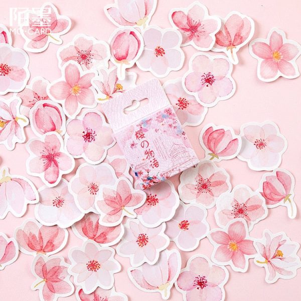 Japanese Sakura Planner Flower Diary Deco - 1 - Kawaii Mix
