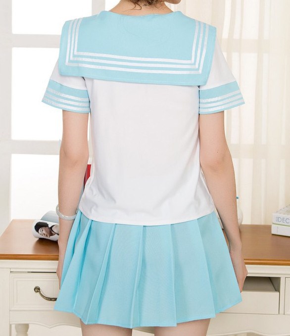 Short-Sleeved Bow School Uniforms SD00397 - 16 - Kawaii Mix