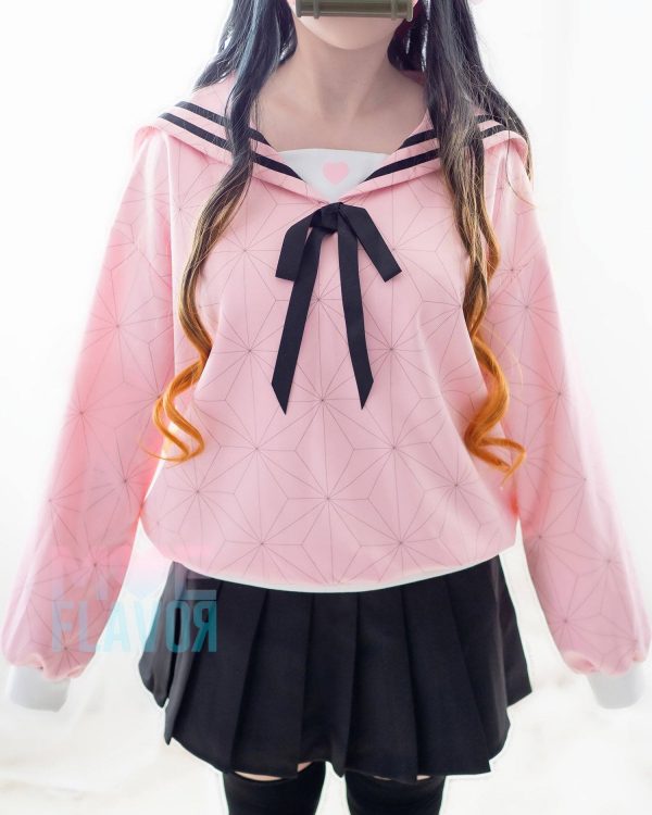 Nezuko School Sailor Sweater MF00673 - 2 - Kawaii Mix