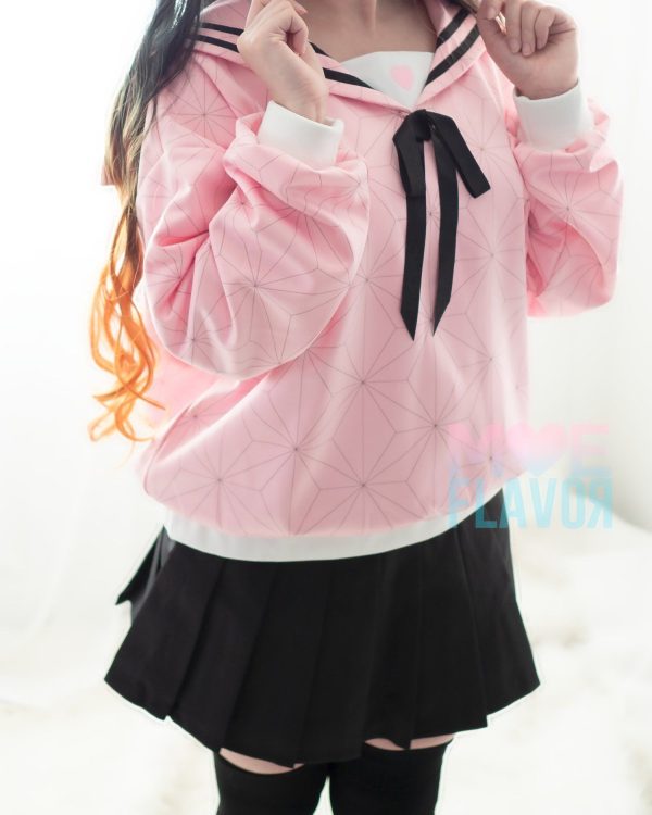 Nezuko School Sailor Sweater MF00673 - 4 - Kawaii Mix