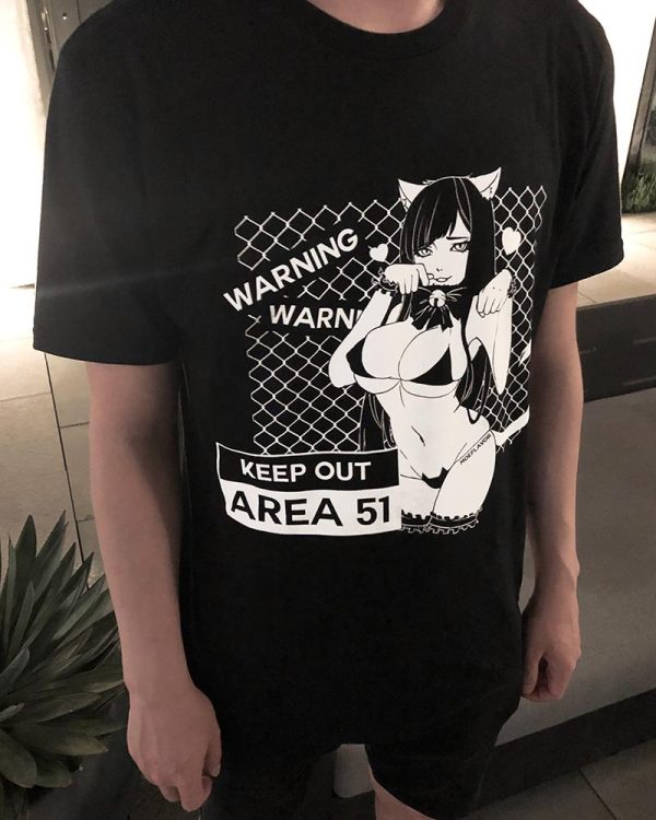 SALE Area 51 Cat Girl Unisex T-shirt MF00972 - 8 - Kawaii Mix