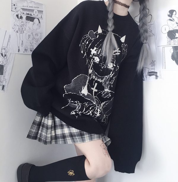 Anime Girl Winter Sweater SD02601 - 4 - Kawaii Mix