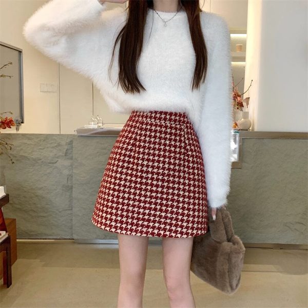 Autumn Winter High Waist Skirt SD2108 - 2 - Kawaii Mix