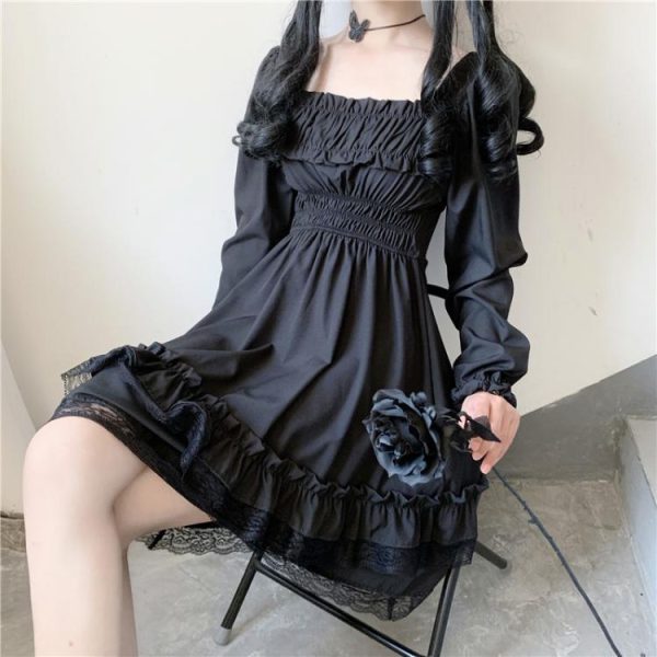 Black Lace Lolita Dress SD02289 - 3 - Kawaii Mix