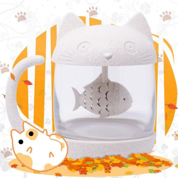 Cat Fish Tea Infuse Cup SD00789 - 1 - Kawaii Mix
