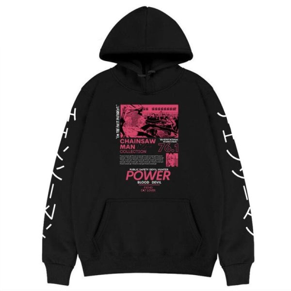 Chainsaw Man Power Winter Hoodie Sweater SD01659 - 1 - Kawaii Mix