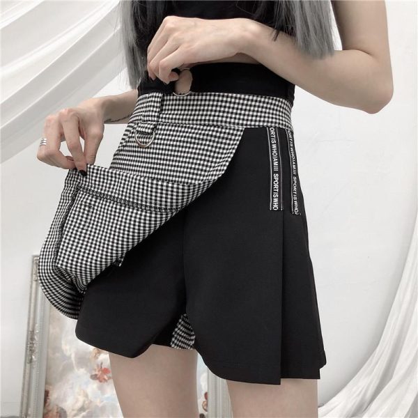 Checkered Skirt Shorts SD00606 - 4 - Kawaii Mix