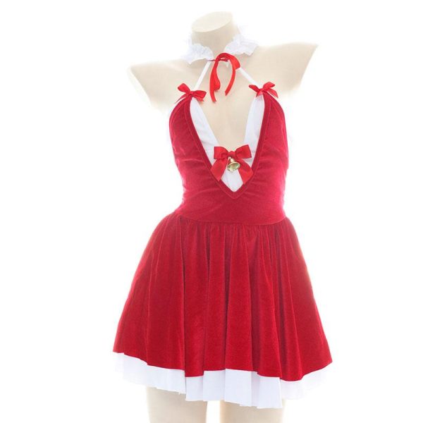Christmas Red Bow Dress SD01365 - 1 - Kawaii Mix