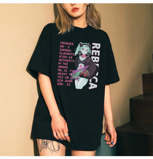 Cyberpunk: Edgerunner Rebecca Ver. 2 T-shirt SD01962 - 1 - Kawaii Mix