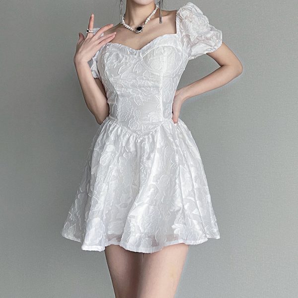 Floral Princess Mesh Slim Dress SD01783 - 1 - Kawaii Mix