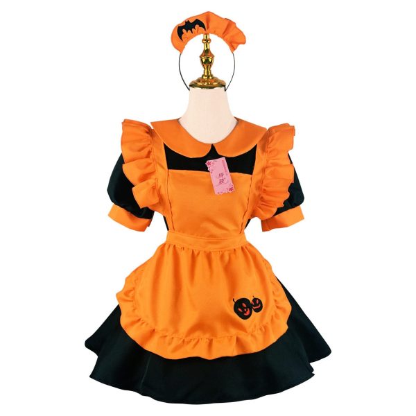 Halloween Pumpkin Night Maid Dress SD01222 - 5 - Kawaii Mix