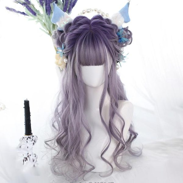 Harajuku Soft Gradient Purple Wave Wig SD01131 - 1 - Kawaii Mix
