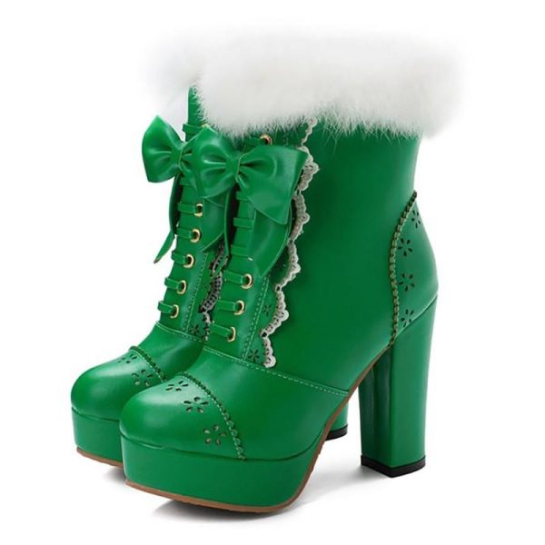 Lolita Winter Boots Shoes SD00853 - 14 - Kawaii Mix