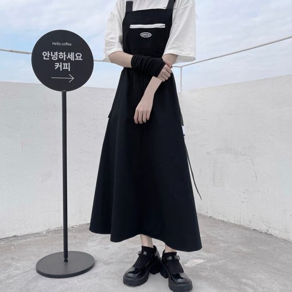 Street Long suspender Skirt SD01719 - 1 - Kawaii Mix