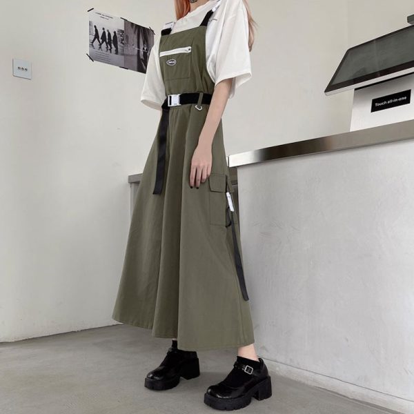 Street Long suspender Skirt SD01719 - 3 - Kawaii Mix