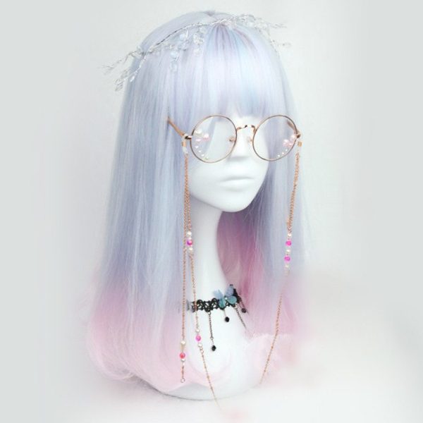 Pastel Blue and Pink Mixed Short Wig SD00438 - 1 - Kawaii Mix