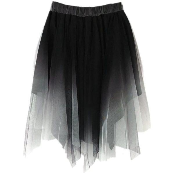 Mesh Gradient High Waist Skirt SD01969 - 4 - Kawaii Mix