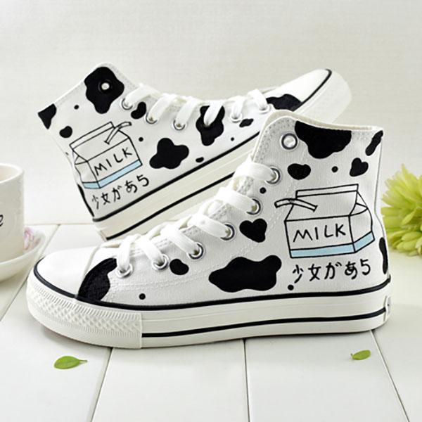 Milk Cow Canvas Shoes SD00738 - 1 - Kawaii Mix