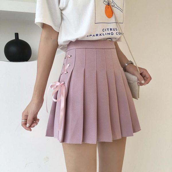 Ribbon Corset Pleated Skirt SD00104 - 8 - Kawaii Mix
