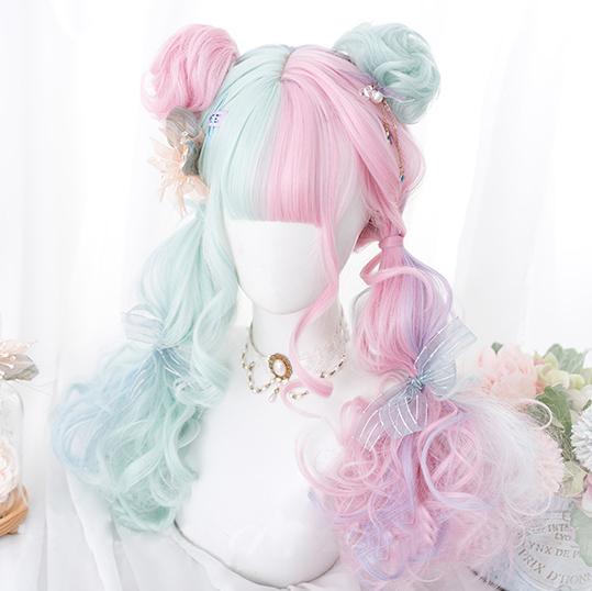 Harajuku Macaron Pastel Lolita Wig SD01737 - 1 - Kawaii Mix