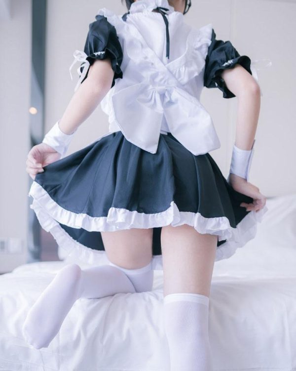 Casual Black White Maid Dress SD00080 - 3 - Kawaii Mix