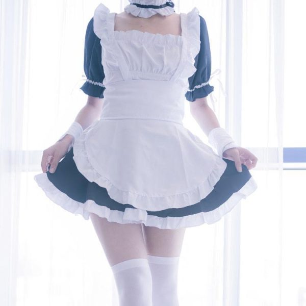 Casual Black White Maid Dress SD00080 - 1 - Kawaii Mix