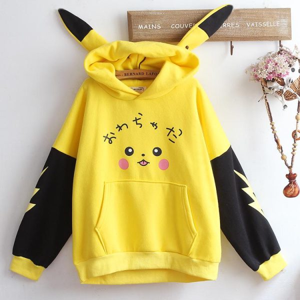 Pikachu Hoodie Sweater SD00257 - 1 - Kawaii Mix