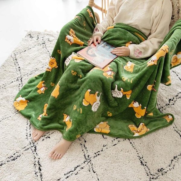 Shiba Inu Fleece Blanket SD01766 - 1 - Kawaii Mix