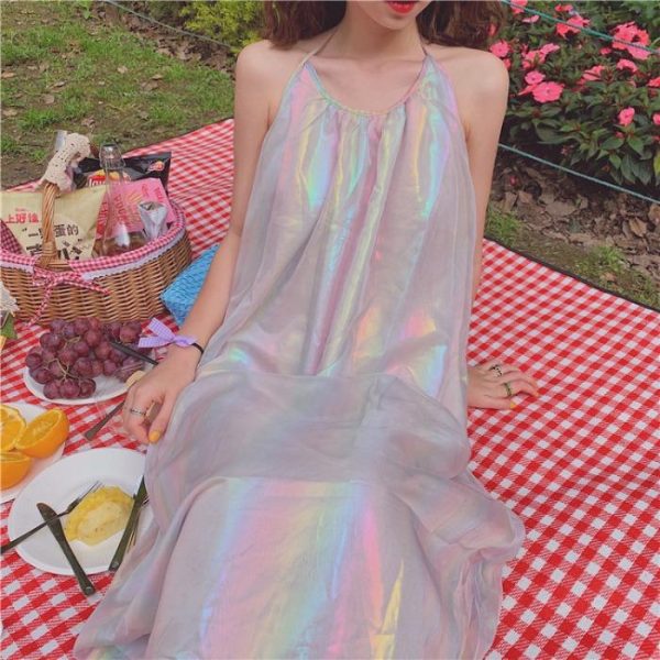 Holographic Rainbow Dress SD01072 - 2 - Kawaii Mix