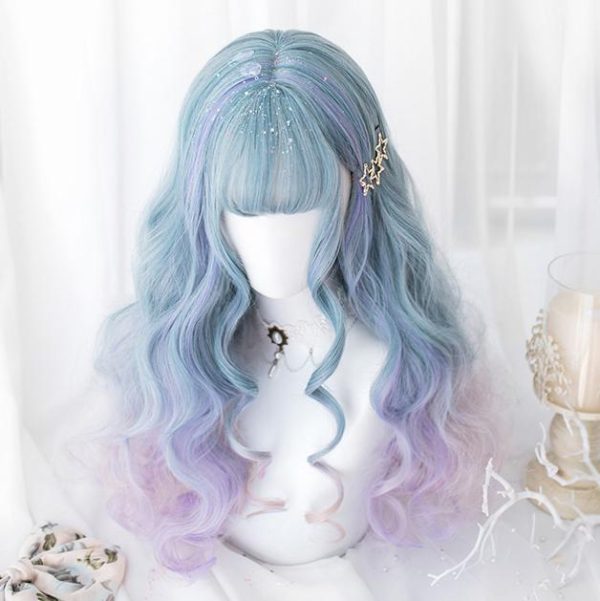 Mermaid Gradient Pastel Long Wig SD00184 - 1 - Kawaii Mix