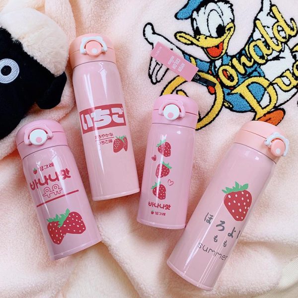 Strawberry Thermos Drink Bottle SD00302 - 1 - Kawaii Mix