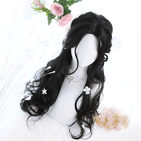 Black Curly Lolita Wig SD00976 - 1 - Kawaii Mix
