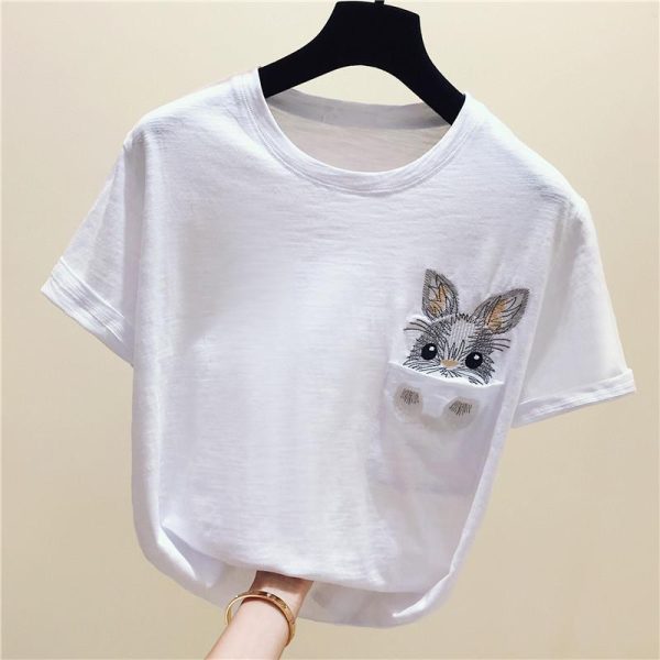 Bunny Pocket T-Shirt SD00949 - 3 - Kawaii Mix