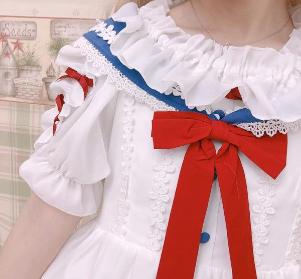 Sailor Chiffon Dress SD00020 - 2 - Kawaii Mix
