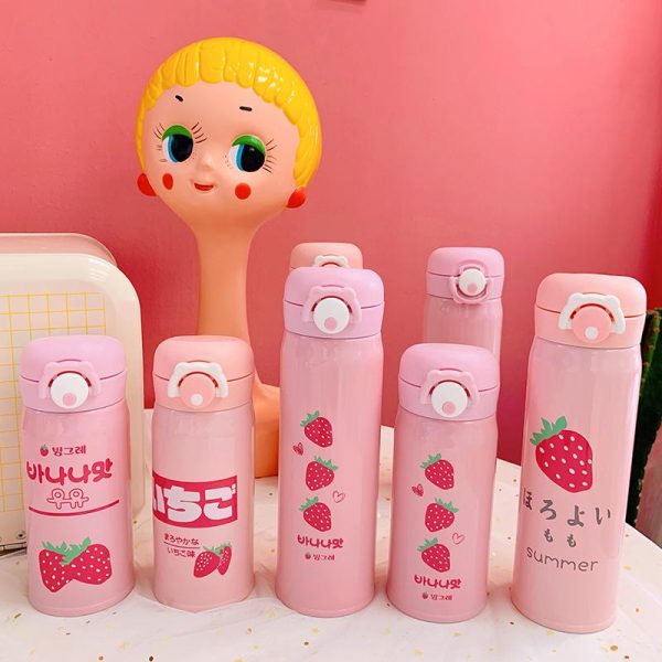 Strawberry Thermos Drink Bottle SD00302 - 2 - Kawaii Mix