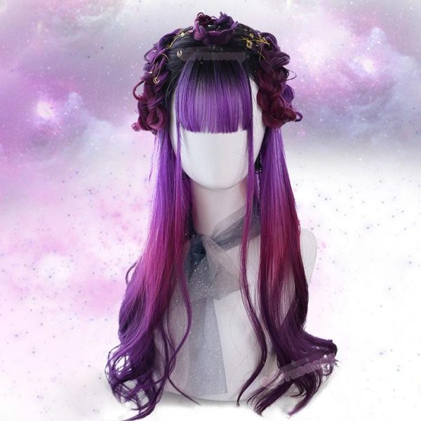 Purple Galaxy Wig SD02285 - 1 - Kawaii Mix