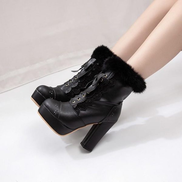 Lolita Winter Boots Shoes SD00853 - 9 - Kawaii Mix
