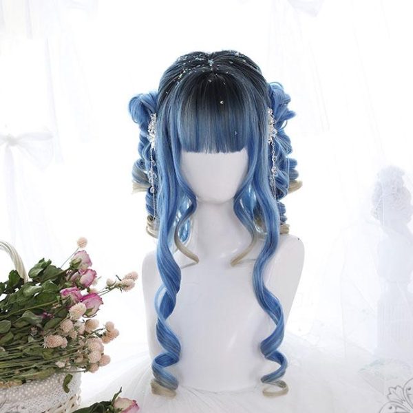 Blue Ancient Wig SD01058 - 1 - Kawaii Mix