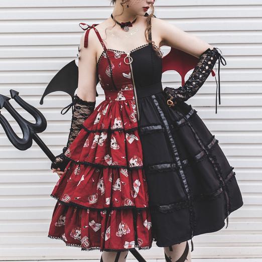Bird Cage Skull Lolita Dress SD00244 - 2 - Kawaii Mix