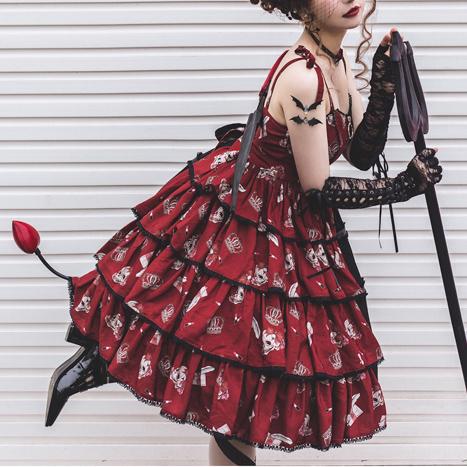 Bird Cage Skull Lolita Dress SD00244 - 4 - Kawaii Mix