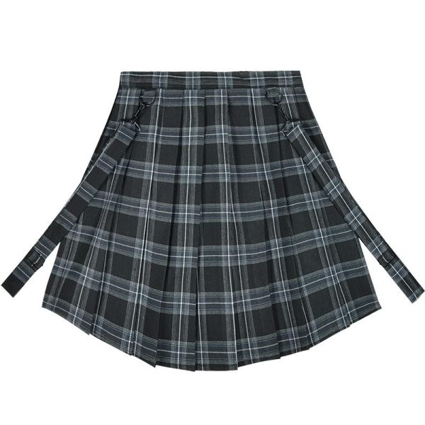 Retro Strap Pleated Skirt SD01302 - 3 - Kawaii Mix